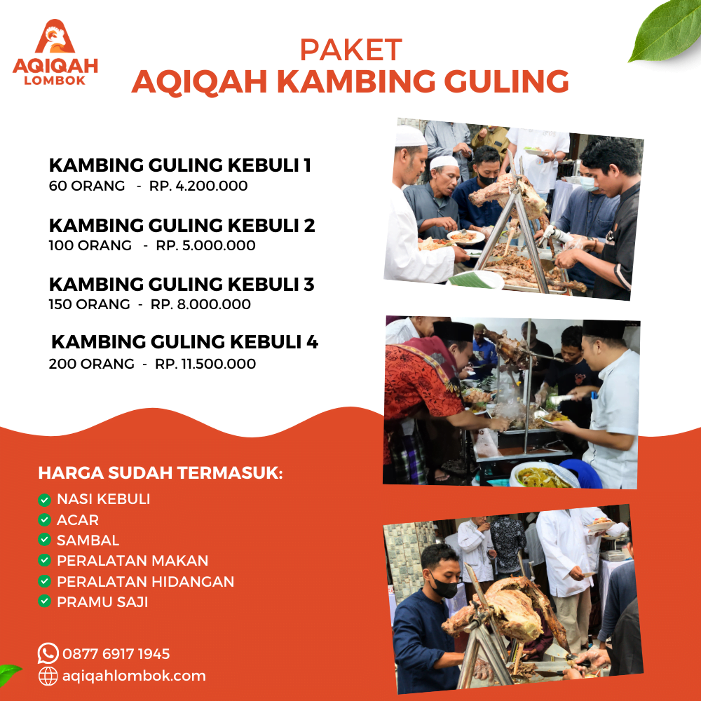 Paket Aqiqah Lombok Kambing Guling