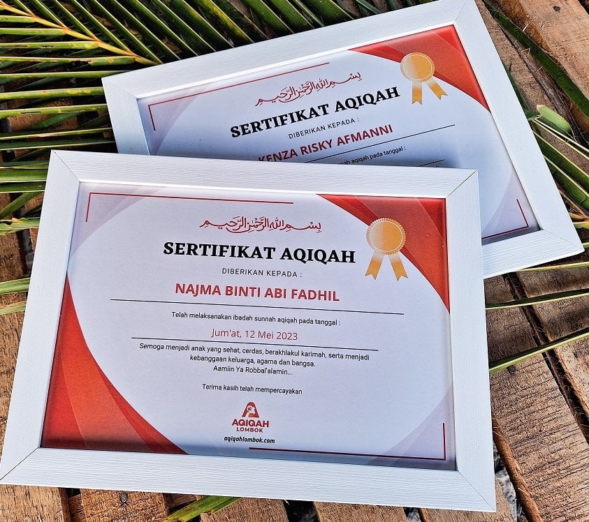 aqiqah lombok gratis sertifikat
