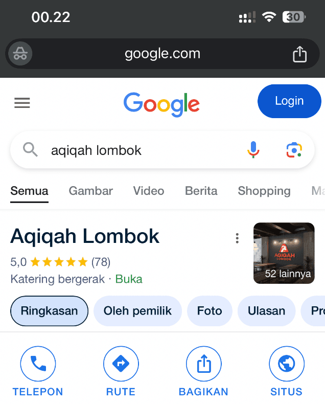 ulasan aqiqah lombok